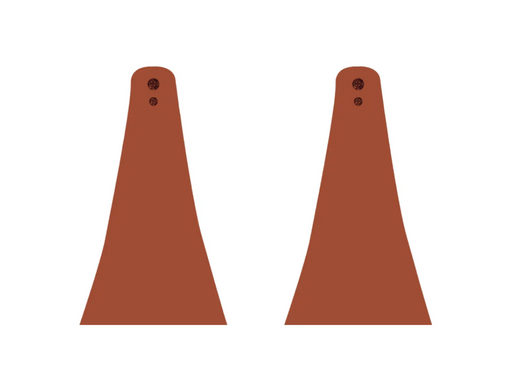 Infratech Heater Extended 8 Inch Pair of Mounting Brackets 13 1247CP - CCD Series - Copper