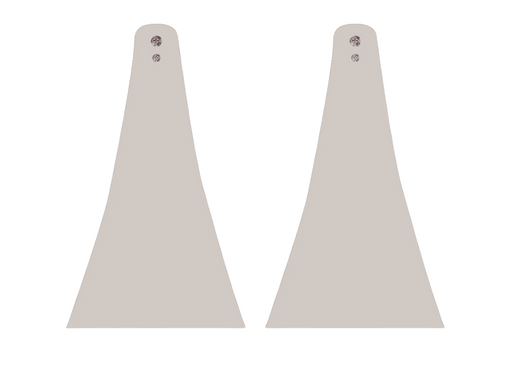 Infratech Heater Extended 10 Inch Pair of Mounting Brackets 13 1248BI - CCD Series - Biscuit