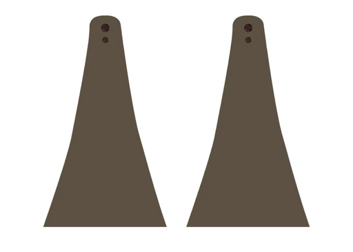 Infratech Heater Extended 10 Inch Pair of Mounting Brackets 13 1248BR - CCD Series - Bronze