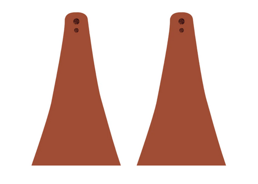 Infratech Heater Extended 10 Inch Pair of Mounting Brackets 13 1248CP - CCD Series - Copper