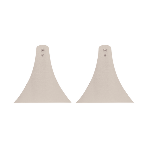 Standard 6 Inch Pair of Replacement CCD Series Infratech Heater Mounting Brackets - 13 1250 AL - Almond