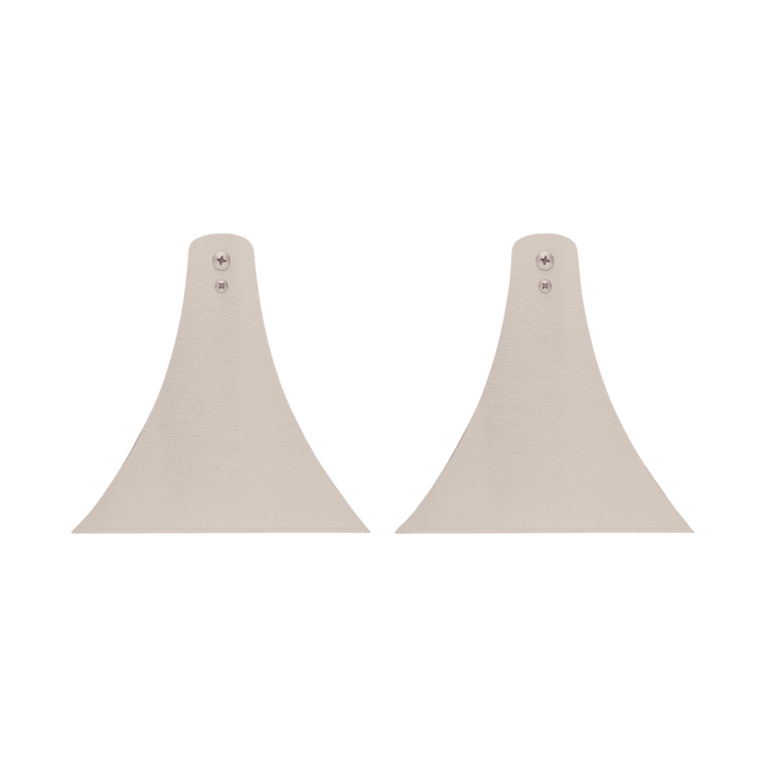 Standard 6 Inch Pair of Replacement CCD Series Infratech Heater Mounting Brackets - 13 1250 AL - Almond