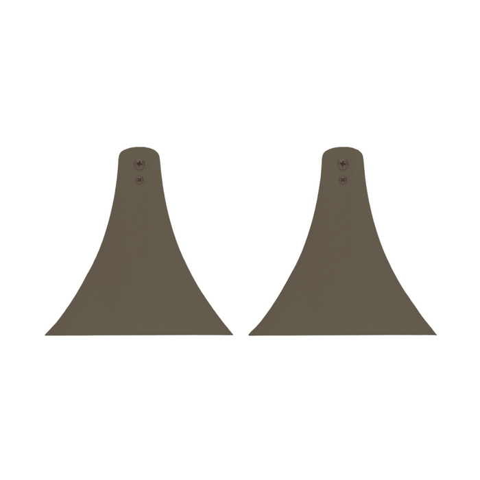 Standard 6 Inch Pair of Replacement CCD Series Infratech Heater Mounting Brackets - 13 1250 BR - Bronze