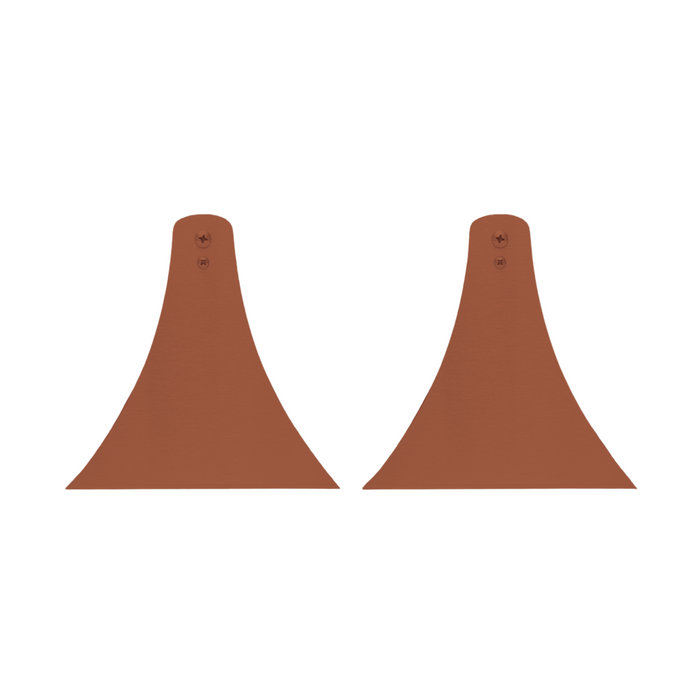 Standard 6 Inch Pair of Replacement CCD Series Infratech Heater Mounting Brackets - 13 1250 CP - Copper