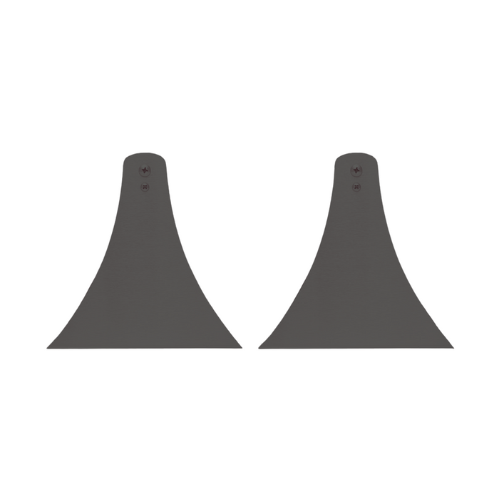 Standard 6 Inch Pair of Replacement CCD Series Infratech Heater Mounting Brackets - 13 1250 GR - Gray