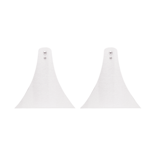 Standard 6 Inch Pair of Replacement CCD Series Infratech Heater Mounting Brackets - 13 1250 WH - White