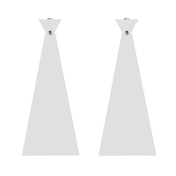 Infratech Heater Extended 12 Inch Pair of Mounting Brackets 13 7040 - Slimline Series - Stainless Steel