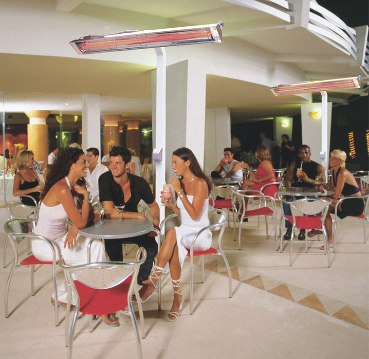 Infratech 22 1253 8 Ft. Pole Mount For 48 Inches Heaters - White Color