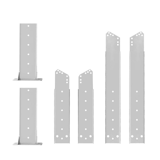 Sunstar Patio Heater Accessory Marine Grade Stainless Steel Wall-Ceiling 15 Inches to 30 Inches Adjustable Mounting Kit - 8 x 10 x 18 in. - Stainless Steel Finish