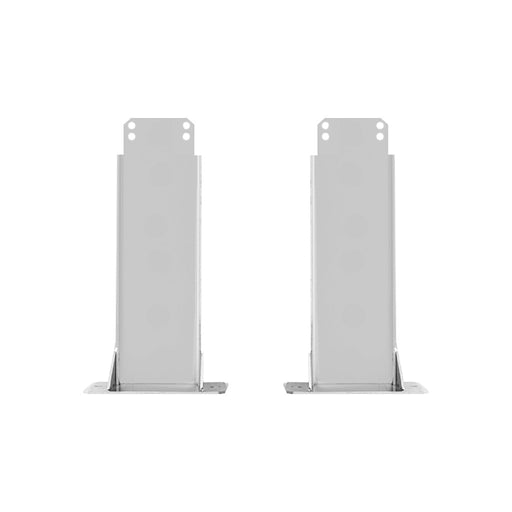 Sunstar Patio Heater Accessory Marine Grade Stainless Steel 10 Inches Fixed Ceiling Mounting Kit - 7 x 9 x 17 in. - Stainless Steel Finish