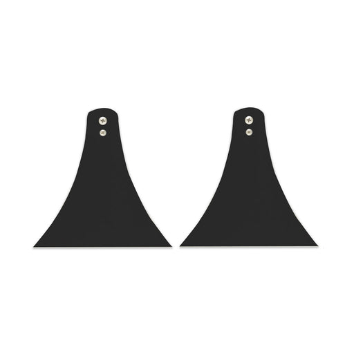 Standard 6 Inch Pair of Replacement CCD Series Infratech Heater Mounting Brackets - 13 1250 BL - Black