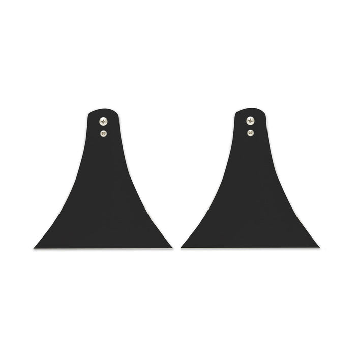 Standard 6 Inch Pair of Replacement CCD Series Infratech Heater Mounting Brackets - 13 1250 BL - Black