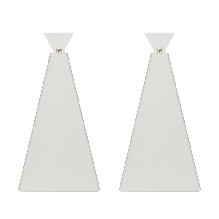 Infratech Heater Extended 10 Inch Pair of Mounting Brackets 13 7038 - Slimline Series - Stainless Steel