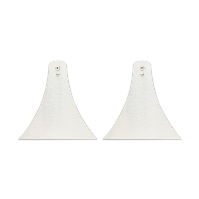 Standard 6 Inch Pair of Replacement CCD Series Infratech Heater Mounting Brackets - 13 1250 - Stainless Steel