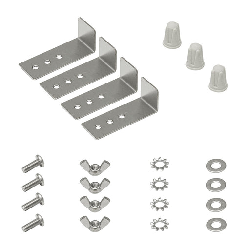 Infratech Heater Part 18 2308 - Tab set for Flush Mount Frame 4 Piece with Hardware