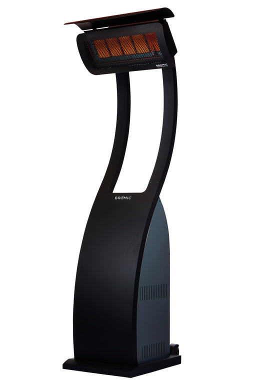 BROMIC BH0510005 Tungsten Smart-Heat Portable 38500 BTU Natural Gas Infrared Radiant Patio Heater - 2.3 x 2.3 x 7.1 in. - Black