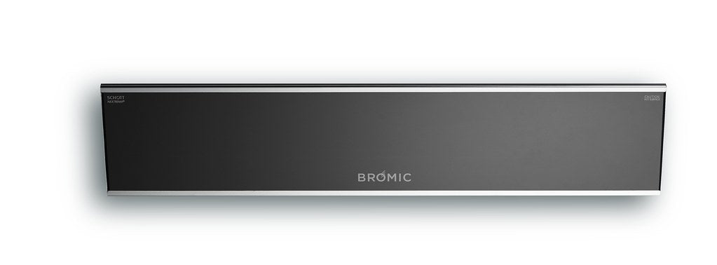 BROMIC BH0320015 Platinum Smart-heat Electric Marine 2300W 220V-240V Infrared Radiant Patio Heater - 33 x 2 x 7 in. - Black