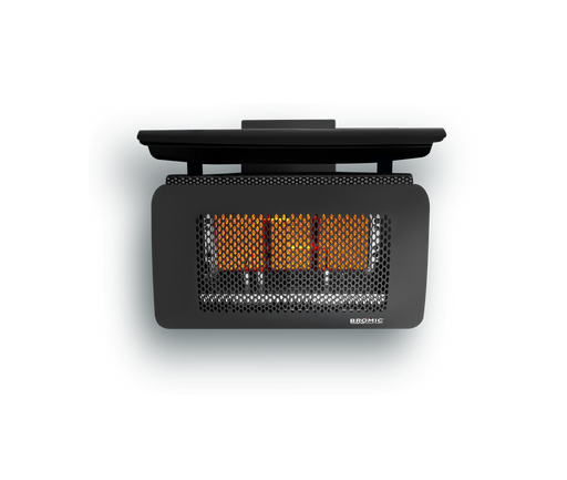 BROMIC BH0210001-1 Tungsten Smart-Heat 26000 BTU Natural Gas Infrared Radiant Patio Heater - 19.3 x 14 x 15.9 in. - Black