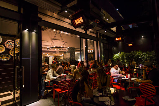 BROMIC BH0210002-1 Tungsten Smart-Heat 26000 BTU Propane Gas Infrared Radiant Patio Heater - 19.3 x 14 x 15.9 in. - Black