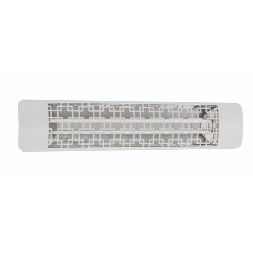 Eurofase EF60 Series Dual Element EF60208W5 6000 Watts 208V Electric Infrared Patio Heater - 61.25 in. x 9.38 in. x 8.18 in. - White Color