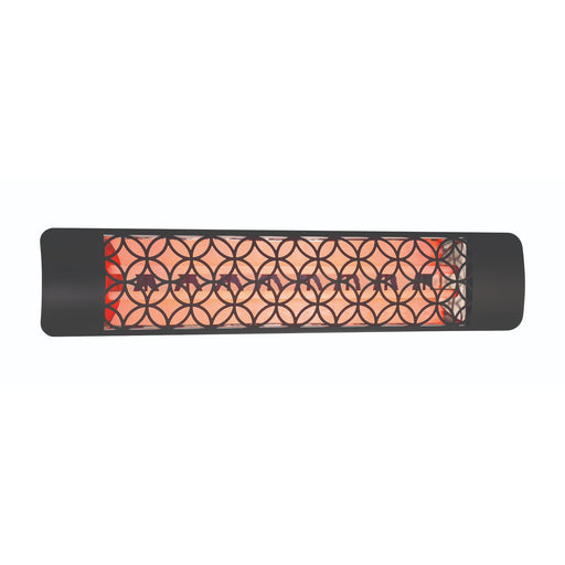 Eurofase EF50480B2 5000 Watts EF50 Series Electric Infrared Patio Heater 480V 39.38 in. x 9.38 in. x 8.18 in. - Black