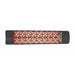 Eurofase EF60208B2 6000 Watts EF60 Series Electric Infrared Patio Heater 208V 61.25 in. x 9.38 in. x 8.18 in. - Black