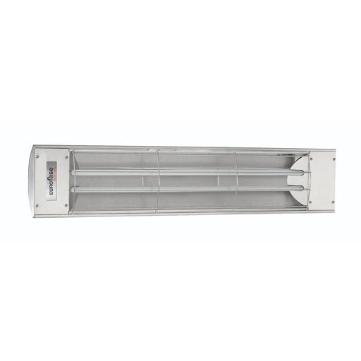 Eurofase EF60 Series Dual Element EF60277S 6000 Watts 277V Electric Infrared Patio Heater - 61.25 in. x 9.38 in. x 8.18 in. - Stainless Steel Color