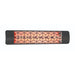 Eurofase EF50208B6 5000 Watts EF50 Series Electric Infrared Patio Heater 208V 39.38 in. x 9.38 in. x 8.18 in. - Black