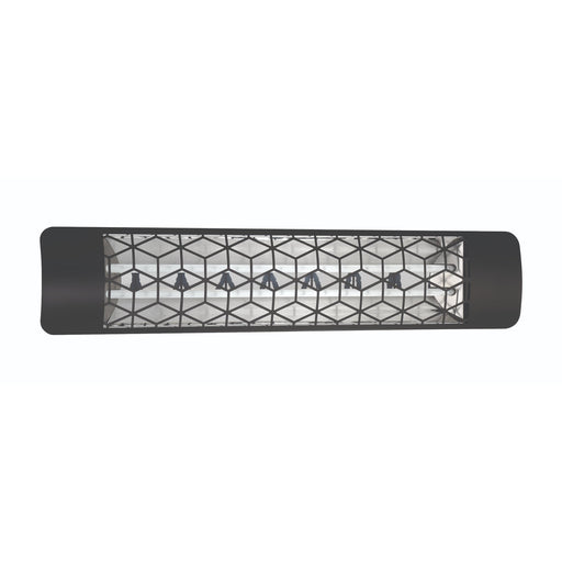 Eurofase EF60 Series Dual Element EF60277B6 6000 Watts 277V Electric Infrared Patio Heater - 61.25 in. x 9.38 in. x 8.18 in. - Black Color