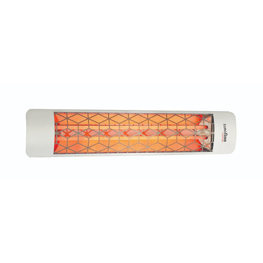 Eurofase EF60 Series Dual Element EF60208S6 6000 Watts 208V Electric Infrared Patio Heater - 61.25 in. x 9.38 in. x 8.18 in. - Stainless Steel Color