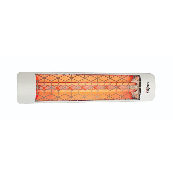 Eurofase EF60 Series Dual Element EF60480S6 6000 Watts 480V Electric Infrared Patio Heater - 61.25 in. x 9.38 in. x 8.18 in. - Stainless Steel Color