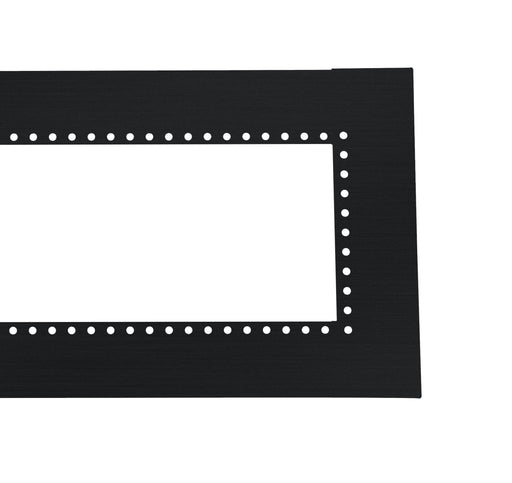 Eurofase EF39FMPFB Stainless Steel Flush Mount Kit For 39 Inch Patio Heaters - 48.00 in. x 17.00 in. x 4 in. - Black Color