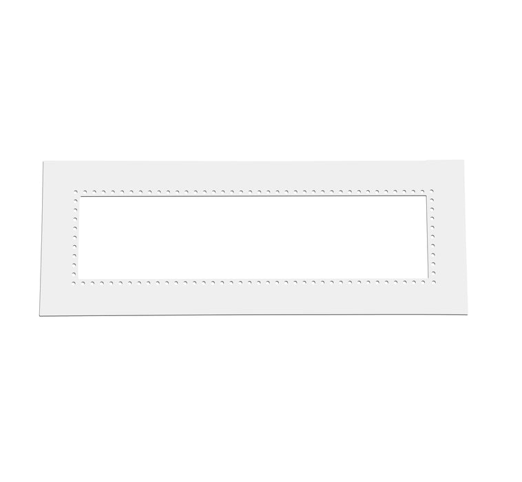 Eurofase EF39FMPFW Flush Mount Kit Flush Mount Kit 48.00 in. x 17.00 in. x 4 in. - White