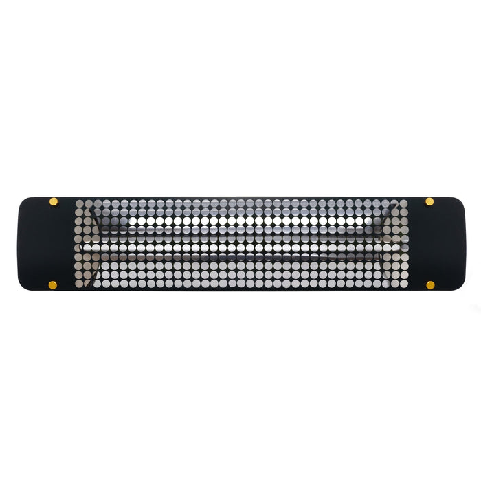 Eurofase EF20 Series Single Element EF20208B7 2000 Watts 208V Electric Infrared Patio Heater - 39.38 in. x 9.38 in. x 8.18 in. - Black Color