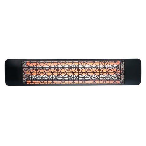 Eurofase EF30 Series Single Element EF30277B4 3000 Watts 277V Electric Infrared Patio Heater - 61.25 in. x 9.38 in. x 8.18 in. - Black Color