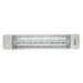 Eurofase EF15120S4 1500 Watts EF15 Series Electric Infrared Patio Heater 120V 39.38 in. x 9.38 in. x 8.18 in. - Silver