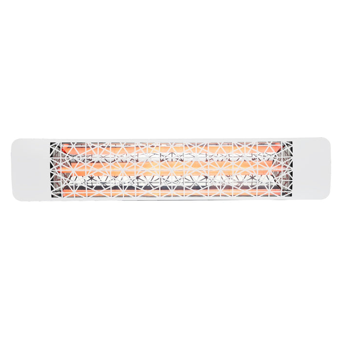 Eurofase EF25240W4 2500 Watts EF25 Series Electric Infrared Patio Heater 240V 39.38 in. x 9.38 in. x 8.18 in. - White