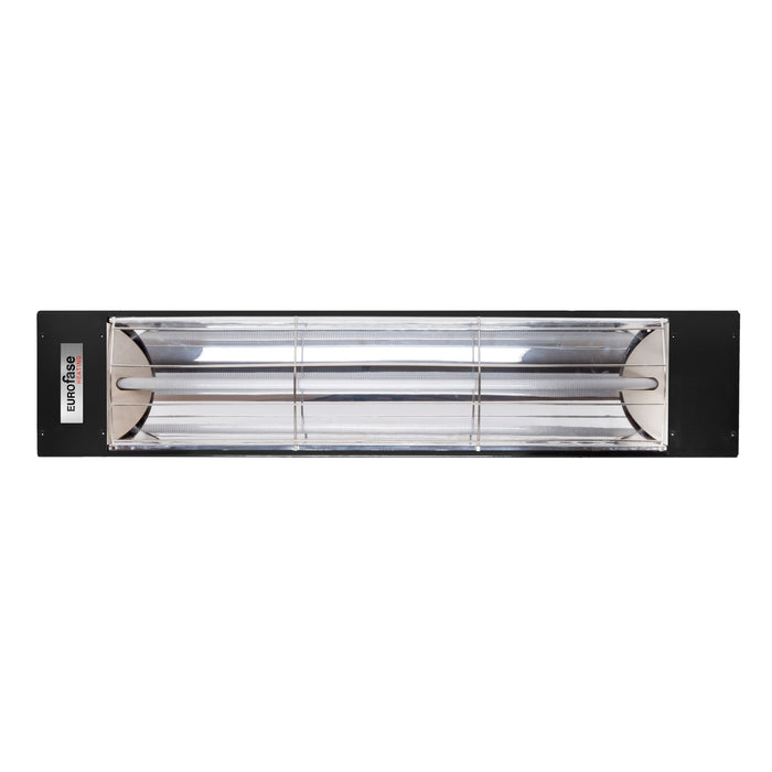 Eurofase EF30 Series Single Element EF30277B 3000 Watts 277V Electric Infrared Patio Heater - 61.25 in. x 9.38 in. x 8.18 in. - Black Color