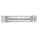 Eurofase EF15120S3 1500 Watts EF15 Series Electric Infrared Patio Heater 120V 39.38 in. x 9.38 in. x 8.18 in. - Silver