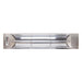 Eurofase EF15120S 1500 Watts EF15 Series Electric Infrared Patio Heater 120V 39.38 in. x 9.38 in. x 8.18 in. - Silver