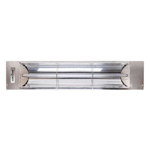 Eurofase EF30 Series Single Element EF30208S 3000 Watts 208V Electric Infrared Patio Heater - 61.25 in. x 9.38 in. x 8.18 in. - Stainless Steel Color