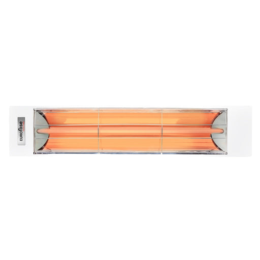 Eurofase EF30 Series Single Element EF30240W 3000 Watts 240V Electric Infrared Patio Heater - 61.25 in. x 9.38 in. x 8.18 in. - White Color