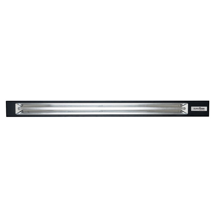 Eurofase LP30 Series Low Profile Single Element LP30480B 3000 Watts 480V Electric Infrared Patio Heater - 64.30 in. x 9.00 in. x 4.7 in. - Black Color