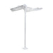 Eurofase EF6108PMDW 61 Inch 8ft White Pole Mount With Double Crossbar - 3.20 in. x 3.20 in. x 96 in. - White Color