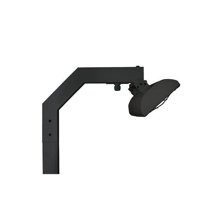 Eurofase EF6108PMDB 61 Inch 8ft Black Pole Mount With Double Crossbar - 3.20 in. x 3.20 in. x 96 in. - Black Color