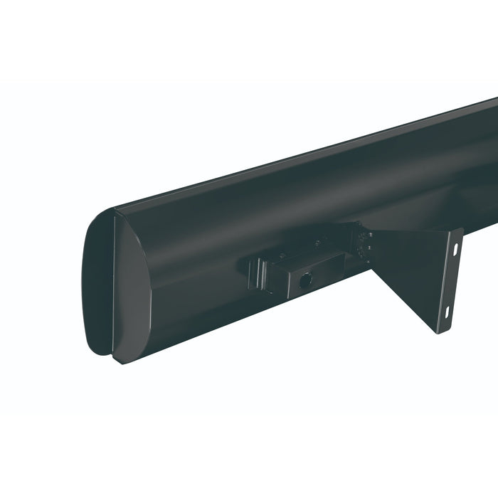 Eurofase EF25 Series Single Element EF25240B 2500 Watts 240V Electric Infrared Patio Heater - 39.38 in. x 9.38 in. x 8.18 in. - Black Color