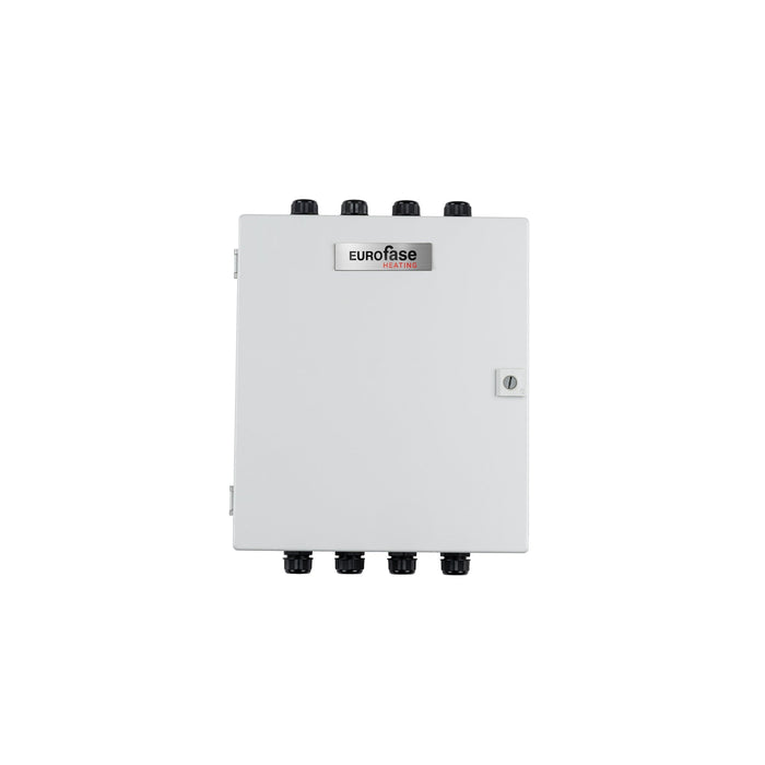 Eurofase Control EFCB48M2 2 Zone 240V to 480V Contactor Box - 12.00 in. x 6.00 in. x 14 in. - Light Gray Color