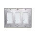 Eurofase Control EFSSPS3 OnOff Switch with Plate and Box - 6.50 in. x 2.50 in. x 4.5 in. - Stainless Steel Color