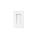 Eurofase Control EFSSPW1 OnOff Switch with Screwless Plate and Box - 2.80 in. x 2.50 in. x 4.5 in. - White Color