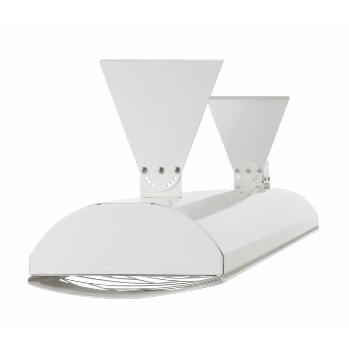 Eurofase EF20 Series Single Element EF20277W6 2000 Watts 277V Electric Infrared Patio Heater - 39.38 in. x 9.38 in. x 8.18 in. - White Color